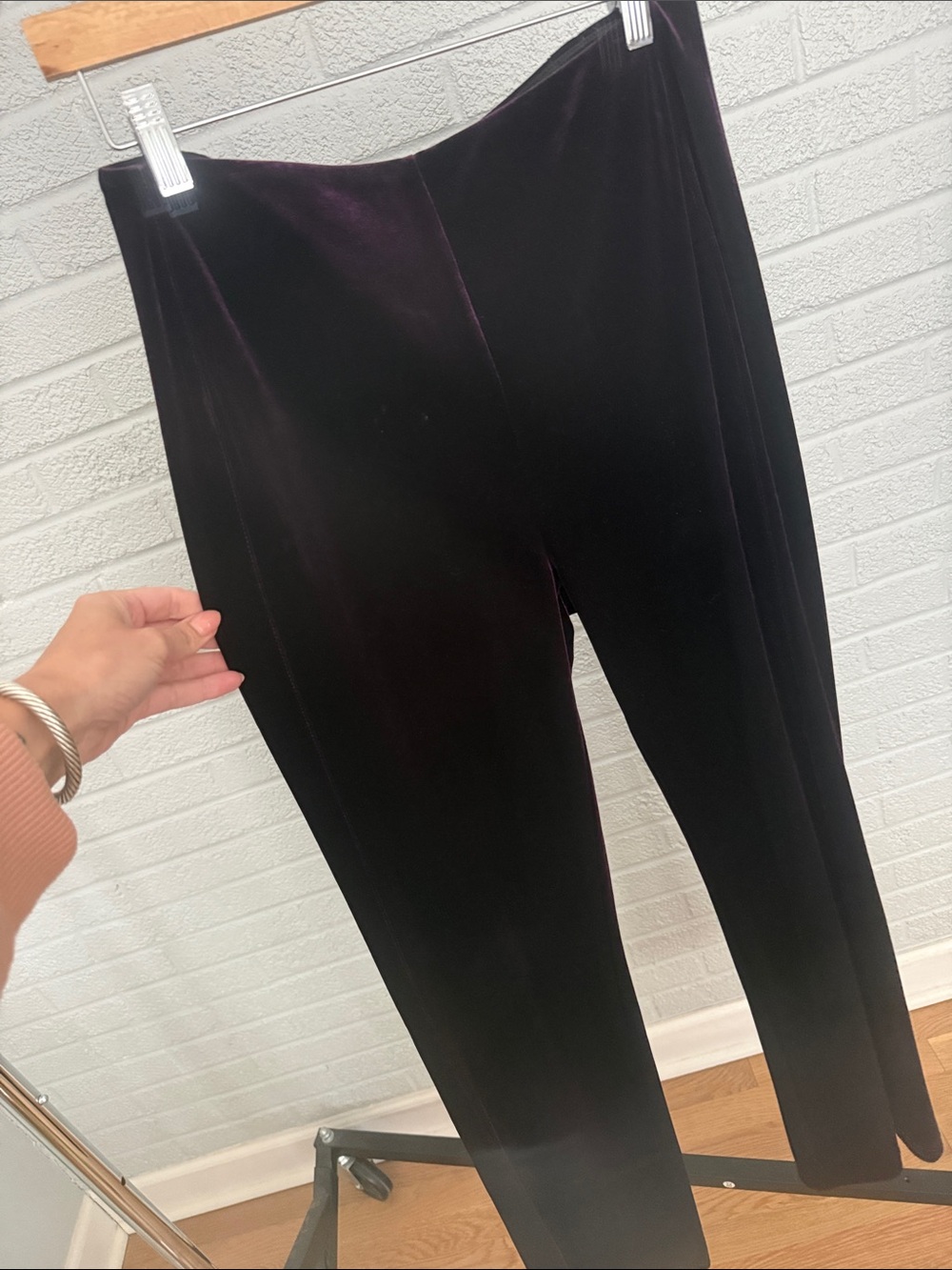 Plum Velvet Dress Pants